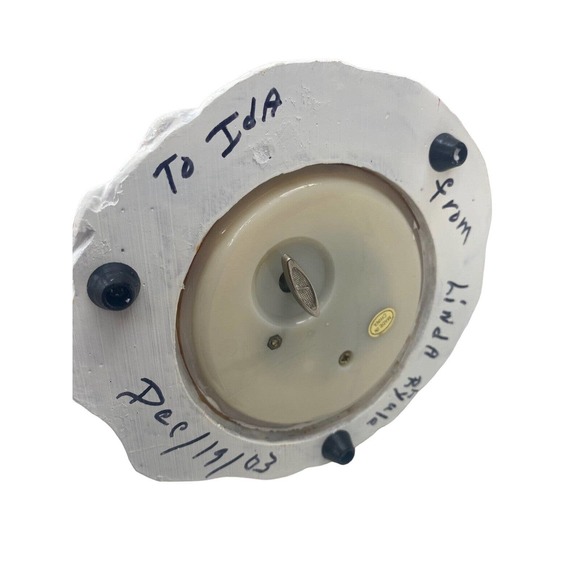 Gingerbread House Musical Rotating Snowman Music Box by Studio Nova W/Box - Picture 7 of 16